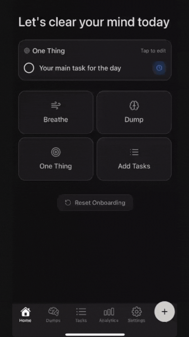 Focus Timer Feature